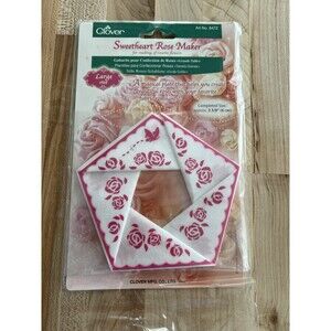 Clover Sweetheart Rose Maker Fabric Flower Notion New Factory Sealed Size Large